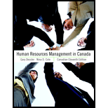 Human Resources Management in Canada (Canadian)