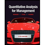 cover of Quantitative Analysis for Management (11th edition)