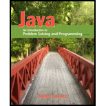 Java  Introduction to Problem Solving and Programming   Text