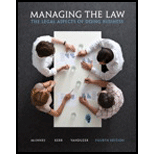 Managing the Law Text (Canadian)