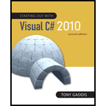 Starting out With Visual C# 2010   With CD