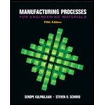 Manufacturing Processes for Engineering Materials