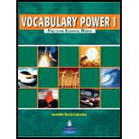 Vocabulary Power 1  Practicing Essential Words