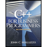 C++ for Business Programmers  With CD