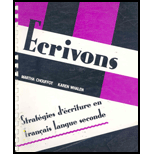 Ecrivons  Strategies dEcriture en Francais Langue Seconde (Canadian Edition)