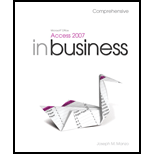 Microsoft Access07 in Business, Comprehensive   Text Only