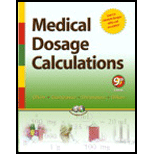 Medical Dosage Calculations With Cd 9th Edition 9780132384704 Textbooks Com