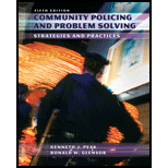 Community Policing and Problem Solving