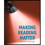 Making Reading Matter Text