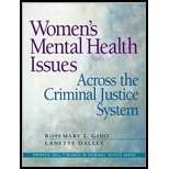 Womens Mental Health Issues Across The Criminal Justice System