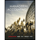 Managerial Accounting  (Canadian)