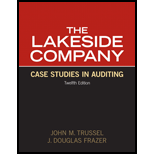 Lakeside Company Case Studies in Auditing