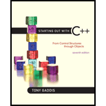 Starting Out with C++  From Control Structures through Objects
