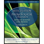 Articulation and Phonological Disorders