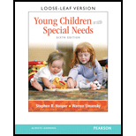 Young Children With Special Needs Looseleaf 6TH 14 Edition, by Stephen R Hooper and Warren Umansky - ISBN 9780132659833
