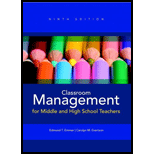 Classroom Management for Middle and High School