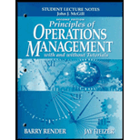 Principles of Opererations Management  Student Lecture Notes (Study Guide)