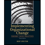 Implementing Organizational Change