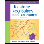 Teaching Vocabulary in All Classrooms