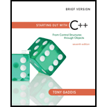 Starting Out with C++  Brief, Student Value Edition