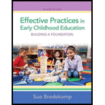 Effective Practices in Early Childhood