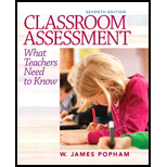 Classroom Assessment What Teachers Need to Know