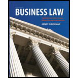 Business Law 8TH 13 Edition, by Henry R Cheeseman - ISBN 9780132890410