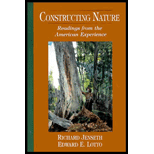 Constructing Nature  Readings from the American Experience