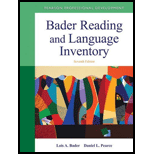 Bader Reading and Language Inventory   With DVD