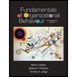 Fundamentals of Organizational Behaviour (Canadian) Text Only