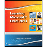 Learning Microsoft Excel 2013   With CD