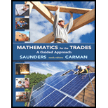 Mathematics for the Trades Text Only