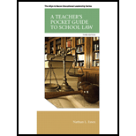 Teachers Pocket Guide to School Law