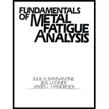 Fundamentals of Metal Fatigue Analysis 90 Edition, by Julie A Bannantine - ISBN 9780133401912