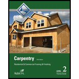 Carpentry Level 2 Training Guide Hardback 5TH 13 Edition, by NCCER - ISBN 9780133404654