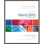 Exploring Microsoft Word 2013, Introductory