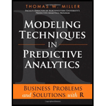 Modeling Techniques in Predictive Analytics