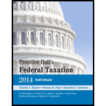 Prentice Halls Federal Taxation 2014, Individual