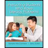 Instructing Students Who Have Literacy Problems   Text Only LooseLeaf 7TH 15 Edition, by Sandra McCormick - ISBN 9780133563290