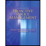 Proactive Police Management