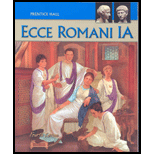 Ecce Romani I   A 4TH 09 Edition, by Peter C Brush - ISBN 9780133610925