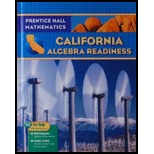 Algebra Readiness (California Edition)   Package