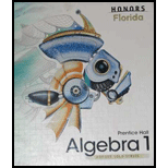 Algebra 1, Honors Gold Series (Florida)