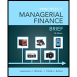 Principles of Managerial Finance, Brief Edition   Package