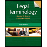 Legal Terminology