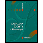 Canadian Society  A Macro Analysis