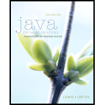 Java Software Solutions   With Access