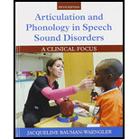 cover of Articulation and Phonology in Speech Sound Disorders (5th edition)