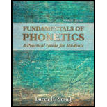 Fundamentals of Phonetics 4TH 16 Edition, by Larry H Small - ISBN 9780133895728