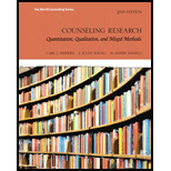 Counseling Research by Carl J. Sheperis - ISBN 9780134025094